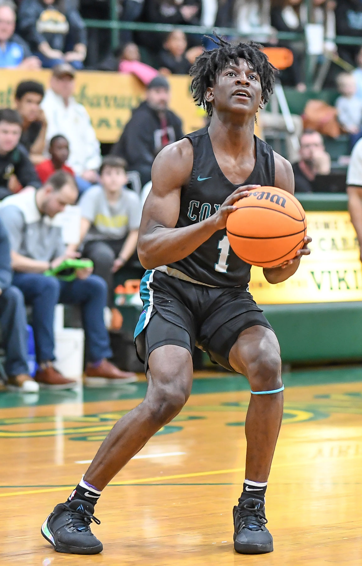 Friday night high school basketball action